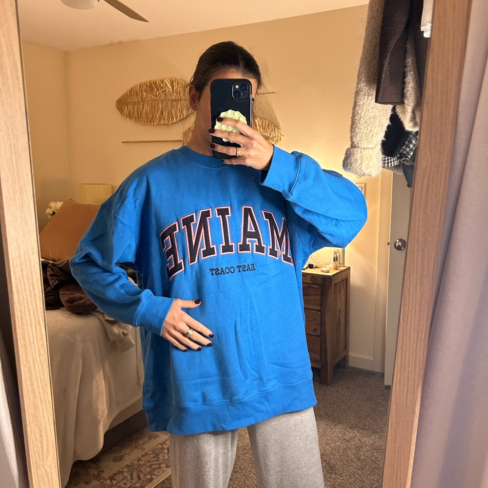 Maine East Coast Blue Sweatshirt